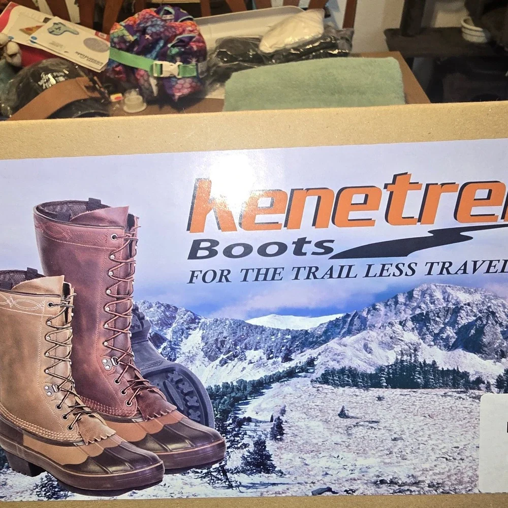 Kenetrek Cowboy Pac Boots Size 12 Mens Brown Insulated Waterproof Riding Boots